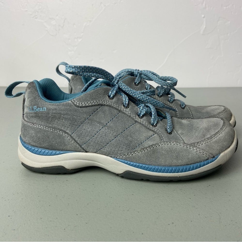 L.L. Bean Sport Casual Lace Up Hiking Shoes Sneakers Women's 6 M Gray 501754
